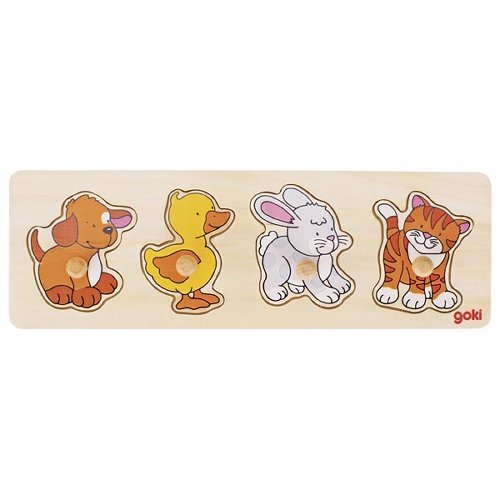 צעצועי עץ GOKI פאזל כפתורים 57866