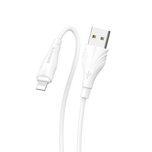 כבל טעינה ודאטה 2 מטר Borofone BX18 USB To Lightning