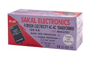 שנאי ממיר מתח טרפו Sakal 110V/220V 120W
