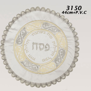 כיסוי מצה סטן 42 ס”מ פסח עיגול + ניילון