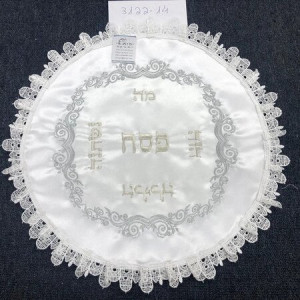 כיסוי מצה סטן 42 ס”מ פסח עגול + ניילון