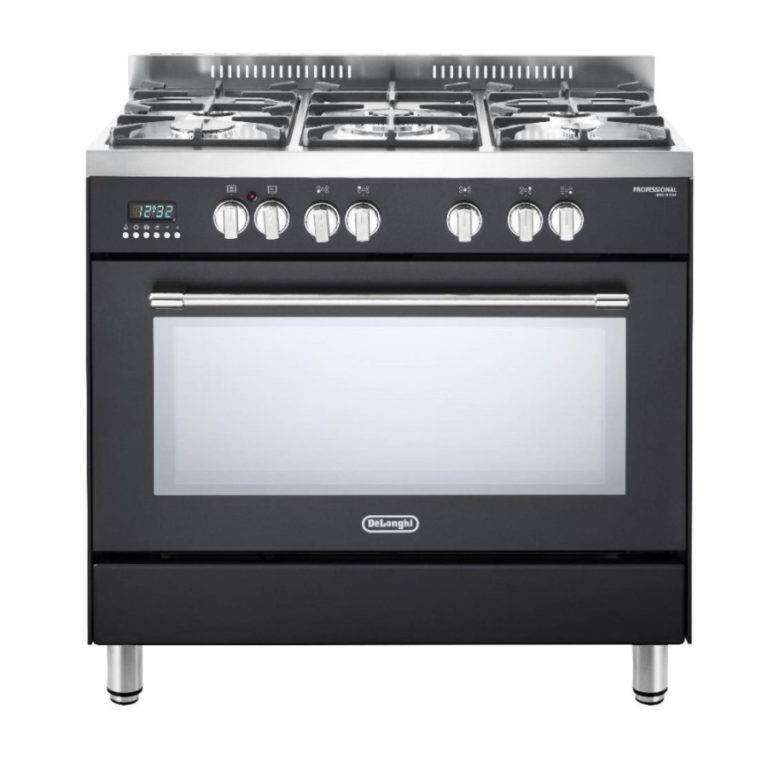 תנור משולב כיריים 90 ס"מ Delonghi דלונגי NDS941-AN שחור פחם