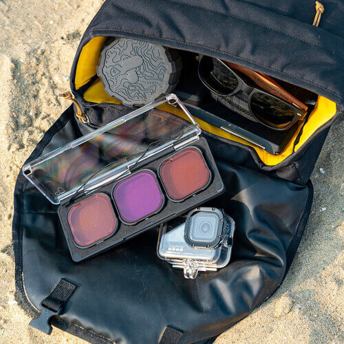 סט פילטרים לצלילה למצלמת PolarPro DiveMaster GoPro