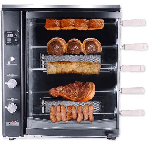 גריל שיפודים ברזילאי BRAZILIAN FLAME 5B (שחור)