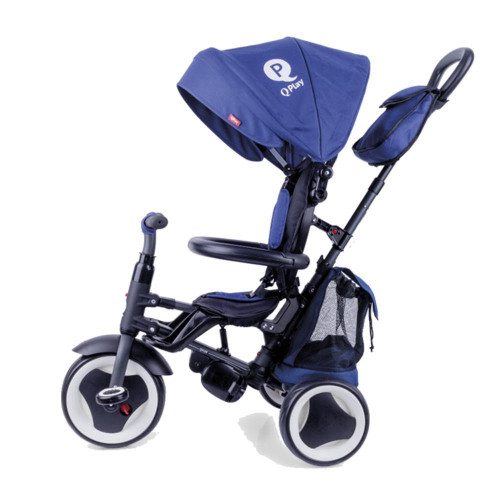 תלת אופן מתקפל ריטו פלוס עם גלגלי גומי - QPLAY RITO PLUS