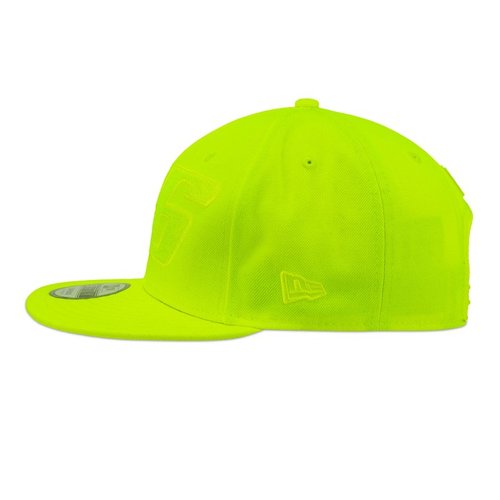 כובע ולנטינו רוסי צהוב VR46 NEW ERA NEON YELLOW TONE-ON-TONE CORE CAP