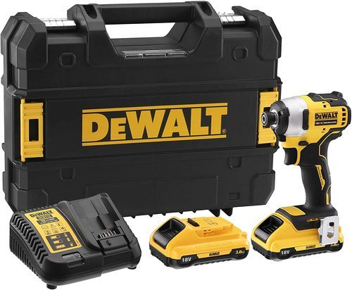 מברגת אימפקט 18V DCF809L2T DEWALT ללא פחמים