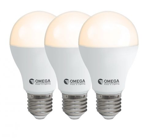 שלישיית נורות לד E27 - 15W