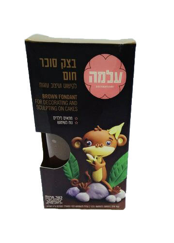 בצק סוכר חום 150 גרם