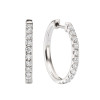 עגילי חישוק יהלומים 1.65ct מזהב 14K