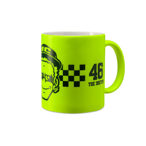 כוס קפה מאג ולנטינו רוסי לבן / צבעוני- VR46 DOCTOR MUG