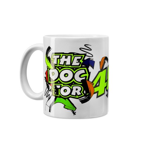 כוס קפה מאג ולנטינו רוסי צהוב - VR46 STREET ART MUG