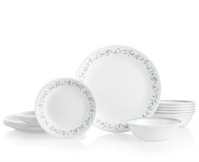סט צלחות 18 חלקים, קורנינג קאנטרי קוטג' | Corning Ware Country Cottage