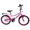 אופניים לילדים קונקט 20 אינץ' עם רגלית לגילאי 6-7 - ורוד