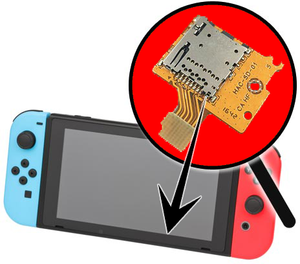 החלפת קורא כרטיסי זיכרון (microSD) בקונסולת Nintendo Switch