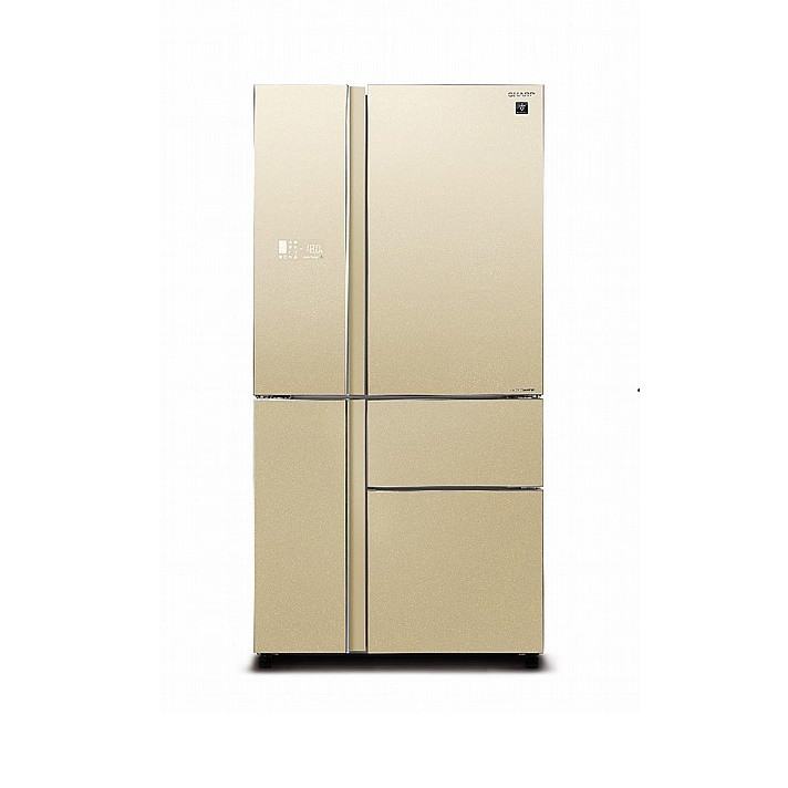 מקרר 5 דלתות שארפ דגם SJ-9730 זכוכית שמפניה Sharp