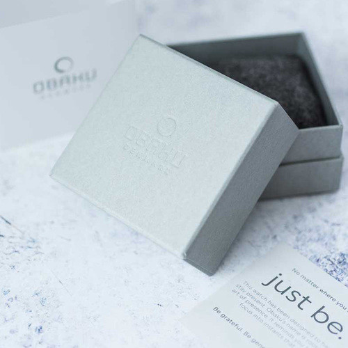 Obaku V245LXGIMG זכוכית ספיר ומסגרת עץ