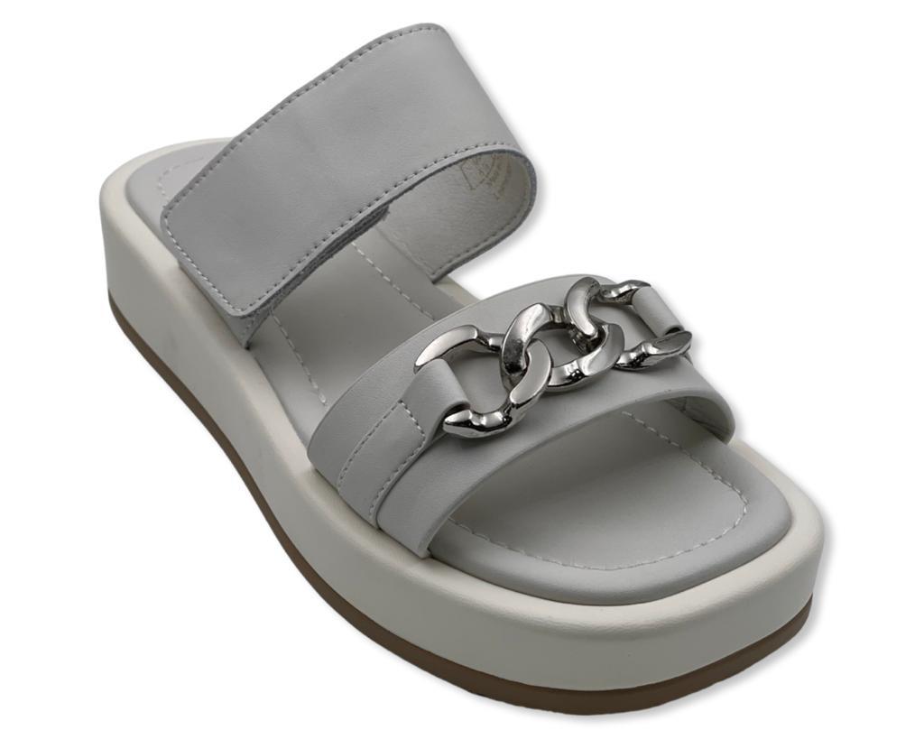 סנדל פלטפורמה לנשים NINE WEST בצבע אפור