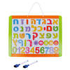 לוח מגנטי מחיק + סט אותיות ומספרים פיט טויס Pitoys