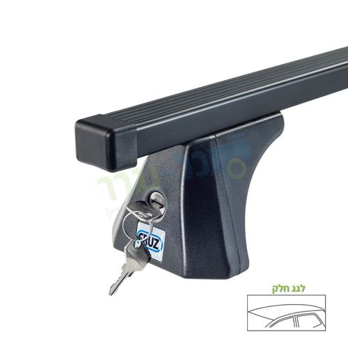גגון פלדה מגולוון וצבוע פרופיל מרובע  O-Plus ST 