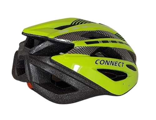 קסדת רכיבה לנוער ומבוגרים עם 21 פתחי אוורור - ירוק נאון