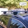 גגון אלומיניום טבעי כנף אוירודינאמית לצמודי גג 127 ס"מ