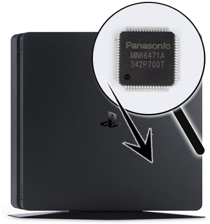 החלפת רכיב תצוגה Panasonic ל-PlayStation 4 / PS4 Slim