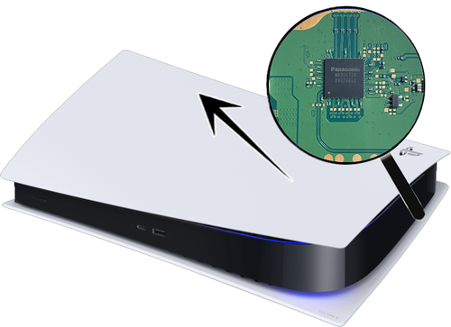 החלפת רכיב תצוגה Panasonic בקונסולת PlayStation 5 (PS5)