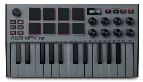 זוית נוספת Akai Pro MPK mini mk3 Grey