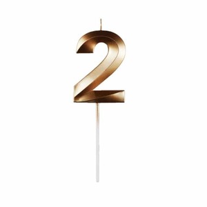 נר מספר 2 זהב