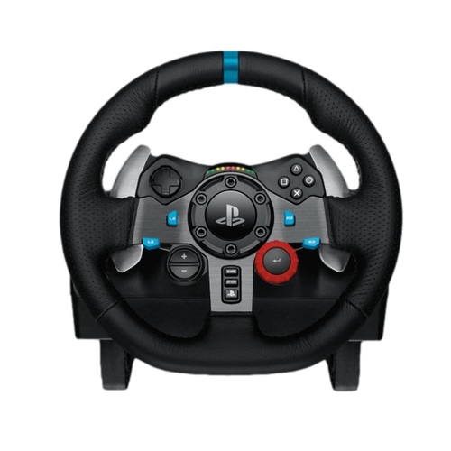 הגה מרוצים עם דוושות לפלייסטיישן ומחשב Logitech G29 Driving Force