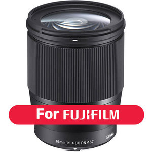 Sigma 16mm F1.4 DC DN C למצלמות Fujifilm יבואן רשמי