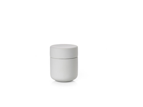 צנצנת עם מכסה לצמר גפן Ume - אפור - soft grey