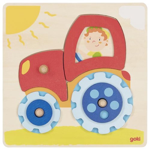 GOKI פאזל כפתורים וחלקים משולב 57702