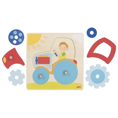 GOKI פאזל כפתורים וחלקים משולב 57702