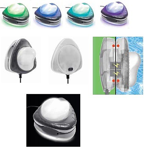 מנורת LED לבריכה מחליפה צבעים INTEX 28698
