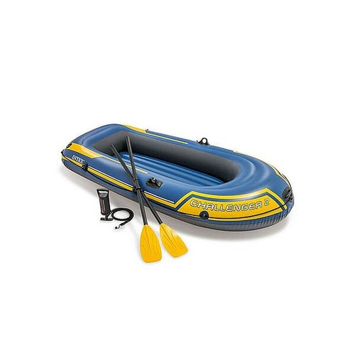 סירת Challenger 2 דגם Intex 68367 +משוטים ומשאבה