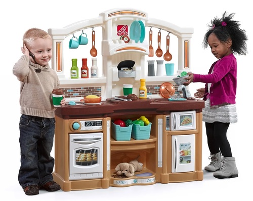 מטבח לילדים דגם כיף עם חברים עם אורות וצליללים ו 24 אביזרי משחק 4885