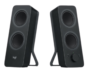 רמקולי סטריאו בלוטוס Z207 למחשב מבית Logitech שחור