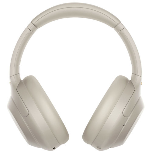 אוזניות Sony WH-1000XM4 כסופות זהב