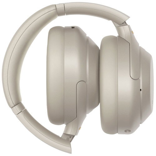 אוזניות Sony WH-1000XM4 כסופות זהב