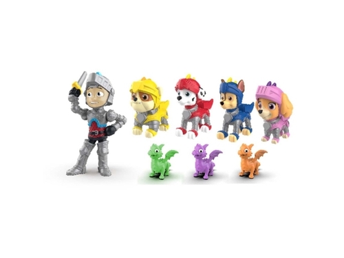 מארז 8 דמויות מהתכנית האהובה מפרץ ההרפתקאות אבירים לבושים שריון