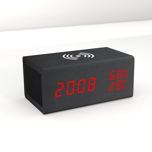 מטען אלחוטי שעון ורמקול Yupix 537P