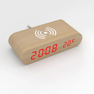 מטען אלחוטי, שעון ומד טמפרטורה Yupix 588