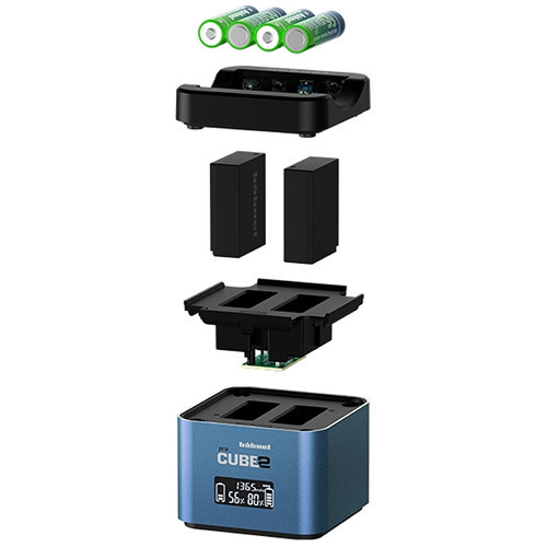 מטען לסוללות פנסוניק ופוג'י hahnel PROCUBE 2 