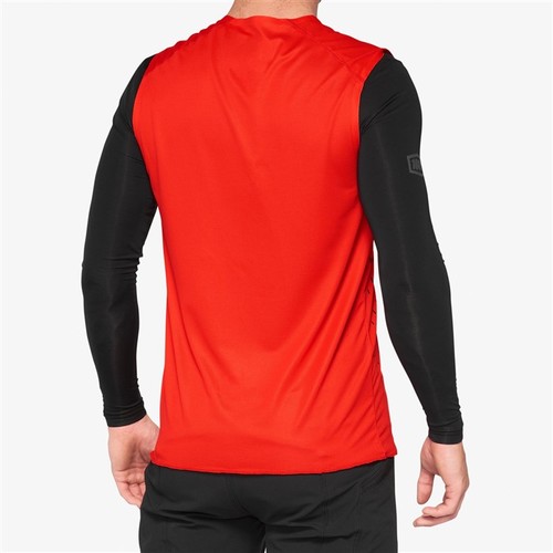 גופיית רכיבה 100% אדום - 100% R-CORE JERSEY