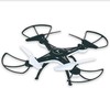 רחפן נטען DRONE ONE עם תאורה, מצלמה וארבעה מדחפים עם הגנה - שחור