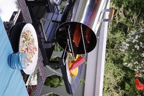 מעשנה חשמלית 1200W עם 2 מגשים