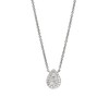 שרשרת ותליון טיפת יהלומים 0.30ct זהב 14K