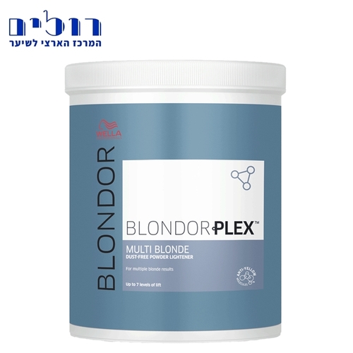 אבקת הבהרה בלונדורפלקס מולטי בלונד וולה - WELLA BLONDOR PLEX